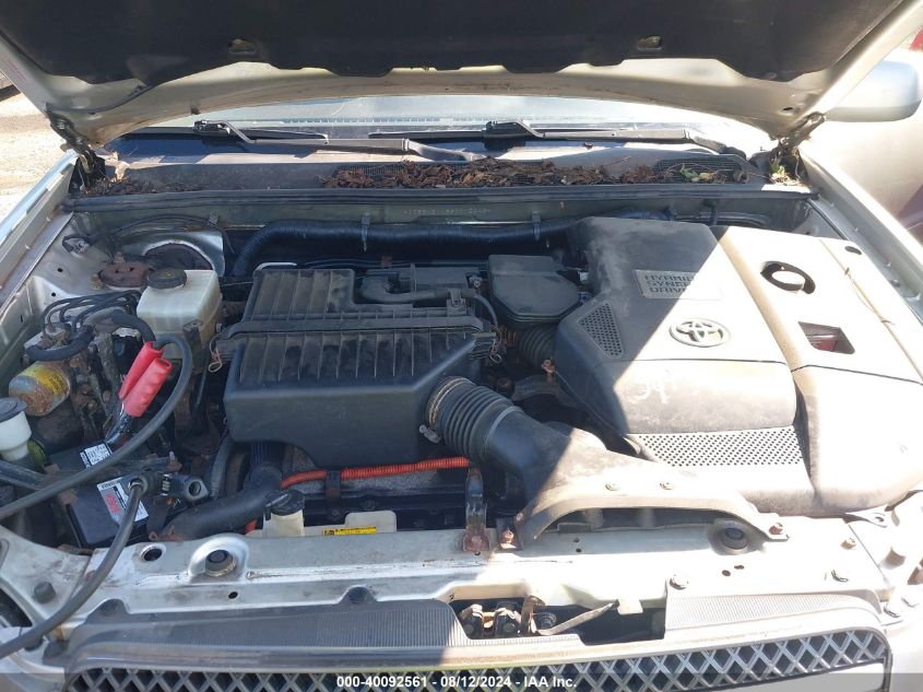 2006 Toyota Highlander Hybrid Limited V6 VIN: JTEEW21A360012445 Lot: 40092561