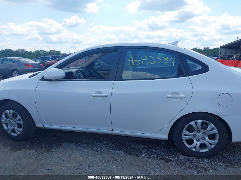 2010 Hyundai Elantra Gls VIN: KMHDU4AD7AU887987 Lot: 40092587