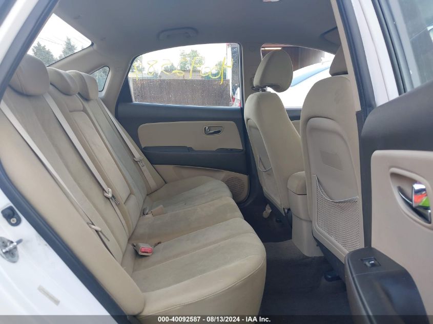 2010 Hyundai Elantra Gls VIN: KMHDU4AD7AU887987 Lot: 40092587