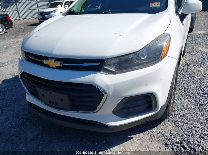 2017 Chevrolet Trax Ls VIN: KL7CJNSB8HB251318 Lot: 40092615