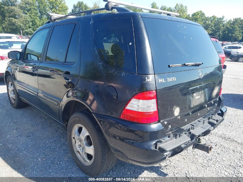 2002 Mercedes-Benz Ml 320 VIN: 4JGAB54E62A357662 Lot: 40092657