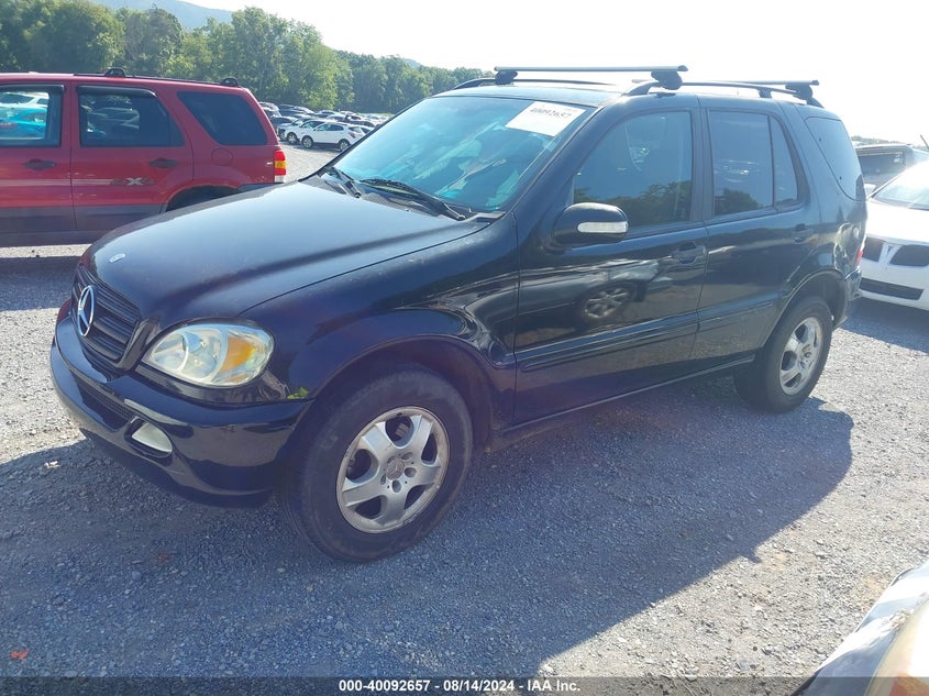 2002 Mercedes-Benz Ml 320 VIN: 4JGAB54E62A357662 Lot: 40092657