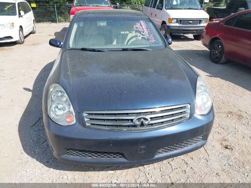 2006 Infiniti G35 VIN: JNKCV51E96M517349 Lot: 40092705