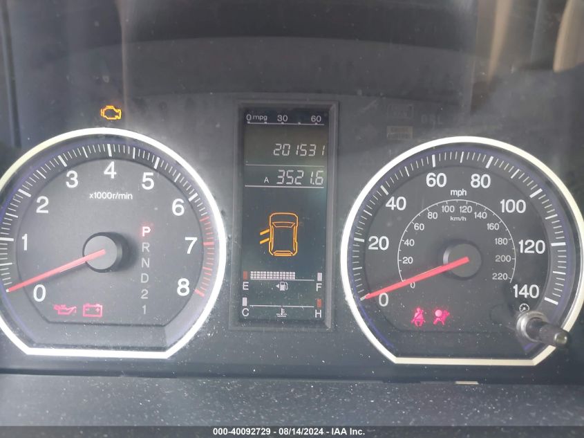 2009 Honda Cr-V Lx VIN: 5J6RE48389L008996 Lot: 40092729