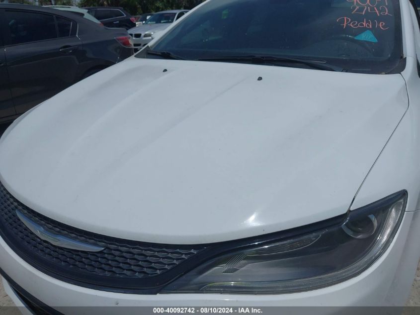 2015 Chrysler 200 S VIN: 1C3CCCBB1FN511740 Lot: 40092742