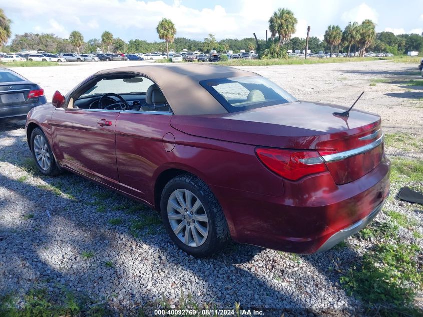 1C3BCBEB3DN511608 2013 Chrysler 200 Touring