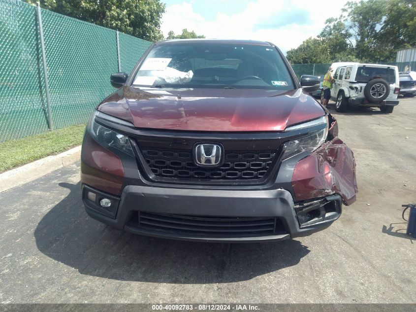 2019 Honda Passport Ex-L VIN: 5FNYF8H52KB029746 Lot: 40092783