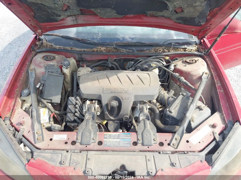 2006 Pontiac Grand Prix VIN: 2G2WP552461253787 Lot: 40092798