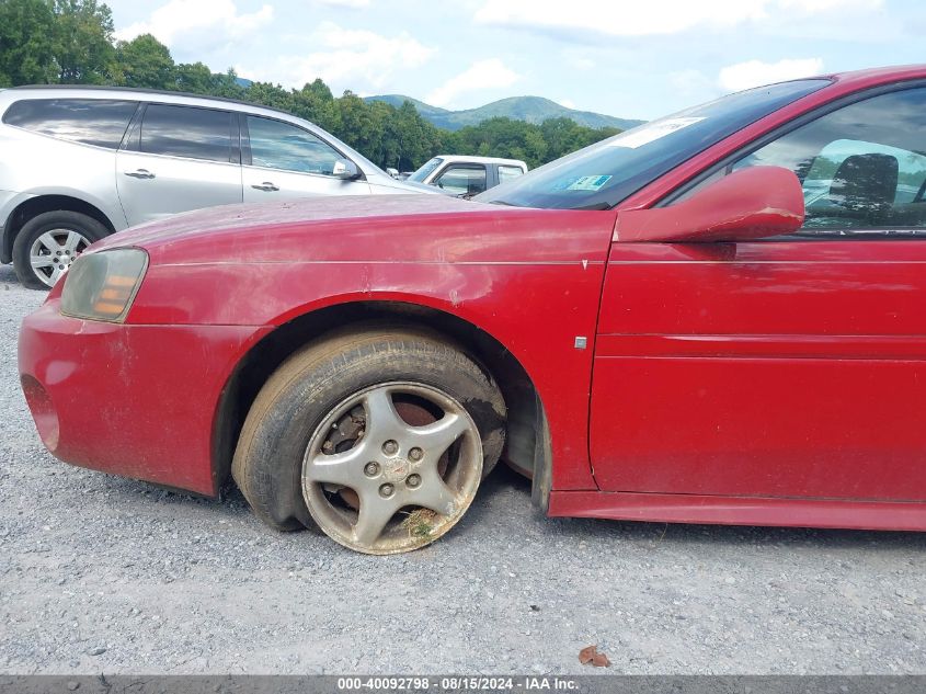 2006 Pontiac Grand Prix VIN: 2G2WP552461253787 Lot: 40092798