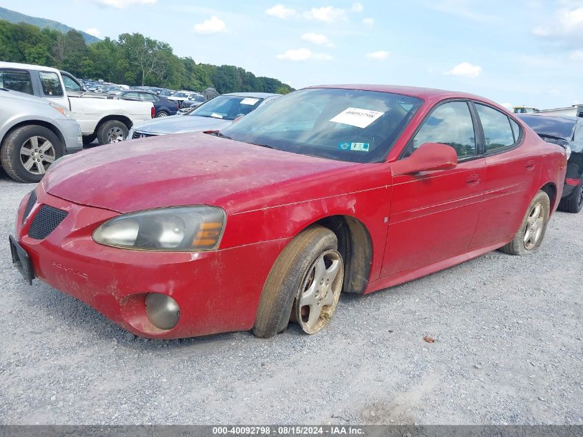 2006 Pontiac Grand Prix VIN: 2G2WP552461253787 Lot: 40092798