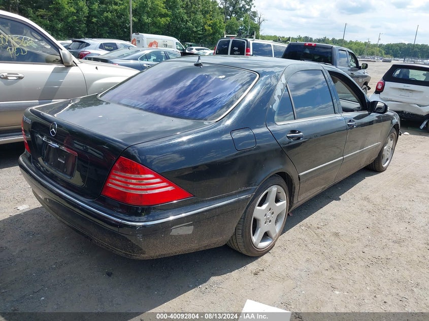 2003 Mercedes-Benz S 500 VIN: WDBNG75JX3A321178 Lot: 40092804