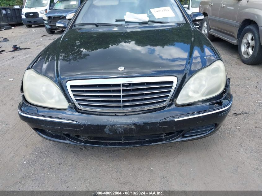 2003 Mercedes-Benz S 500 VIN: WDBNG75JX3A321178 Lot: 40092804