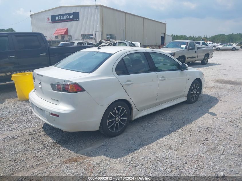 2017 Mitsubishi Lancer Es/Le VIN: JA32U2FU4HU455595 Lot: 40092812