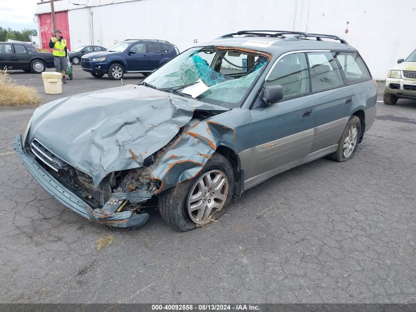 2002 Subaru Outback VIN: 4S3BH665327606281 Lot: 40092858
