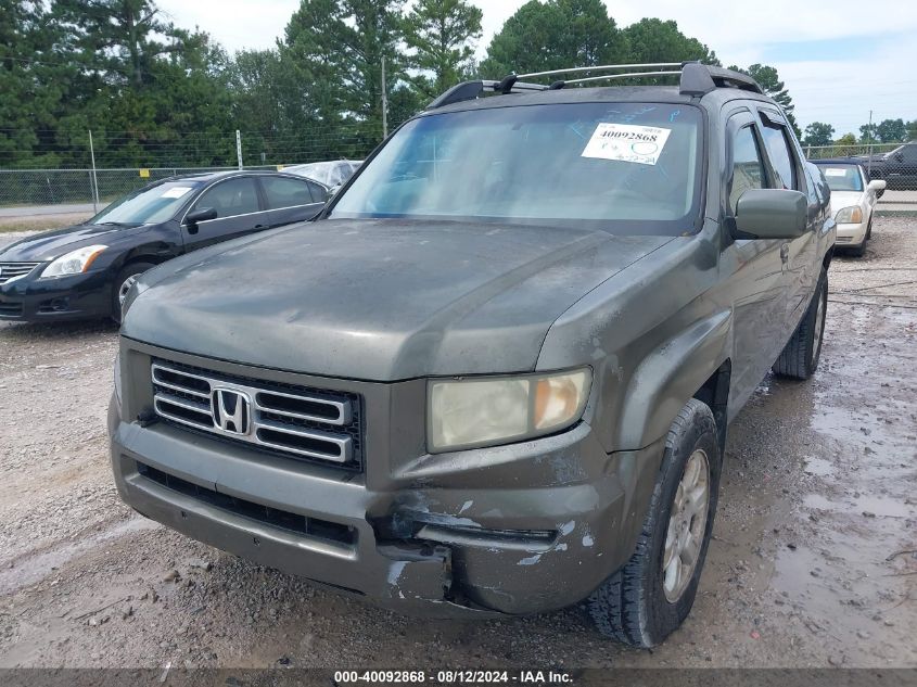 2006 Honda Ridgeline Rts VIN: 2HJYK16416H540437 Lot: 40092868