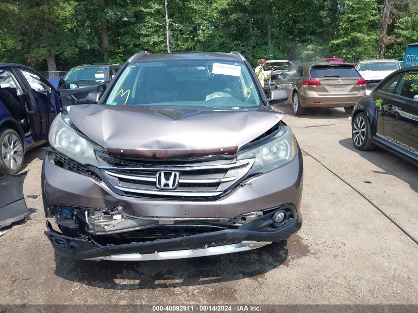 2012 Honda Cr-V Ex-L VIN: 5J6RM4H71CL015222 Lot: 40092911
