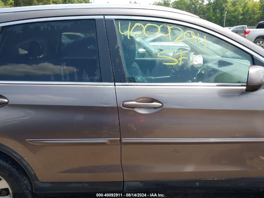 2012 Honda Cr-V Ex-L VIN: 5J6RM4H71CL015222 Lot: 40092911