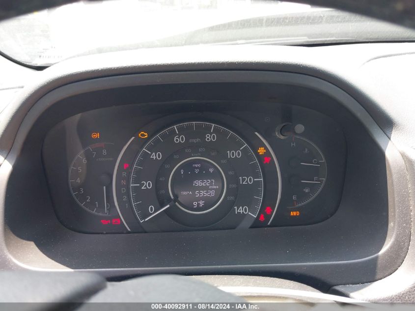 2012 Honda Cr-V Ex-L VIN: 5J6RM4H71CL015222 Lot: 40092911