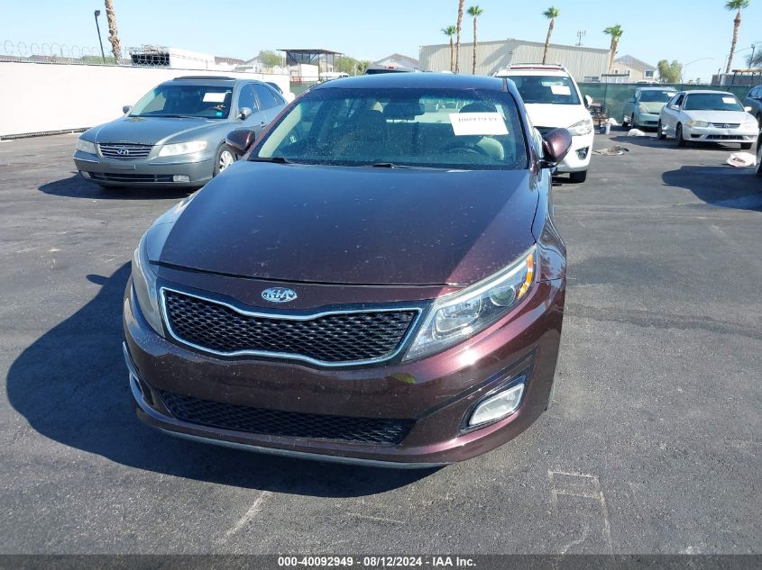 2015 Kia Optima Lx VIN: 5XXGM4A79FG385250 Lot: 40092949