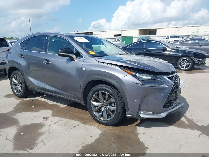 VIN JTJYARBZ2G2041760 2016 Lexus NX, 200T F Sport no.1