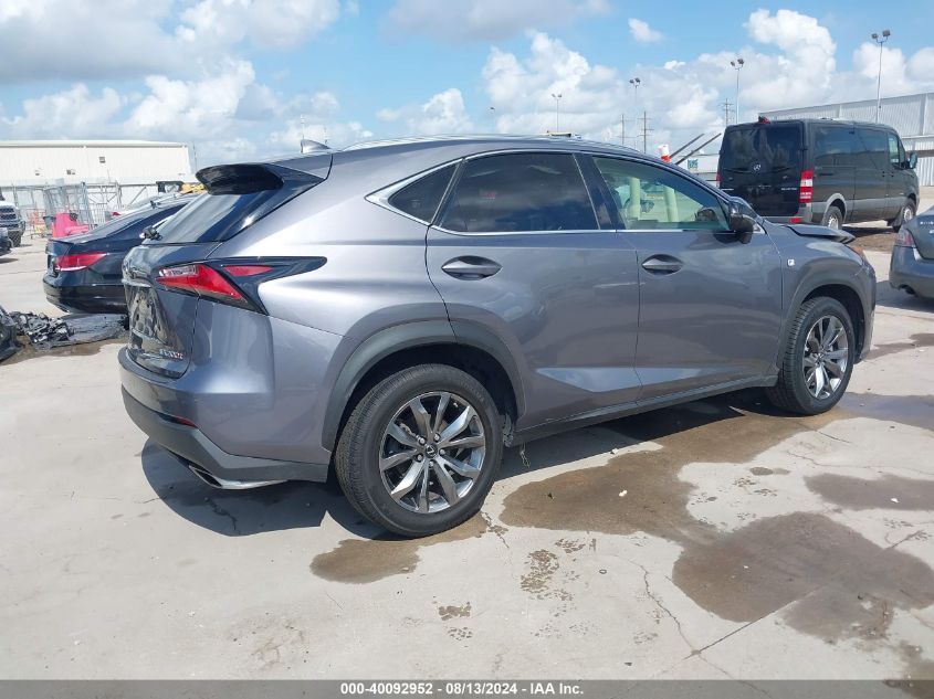 VIN JTJYARBZ2G2041760 2016 Lexus NX, 200T F Sport no.4