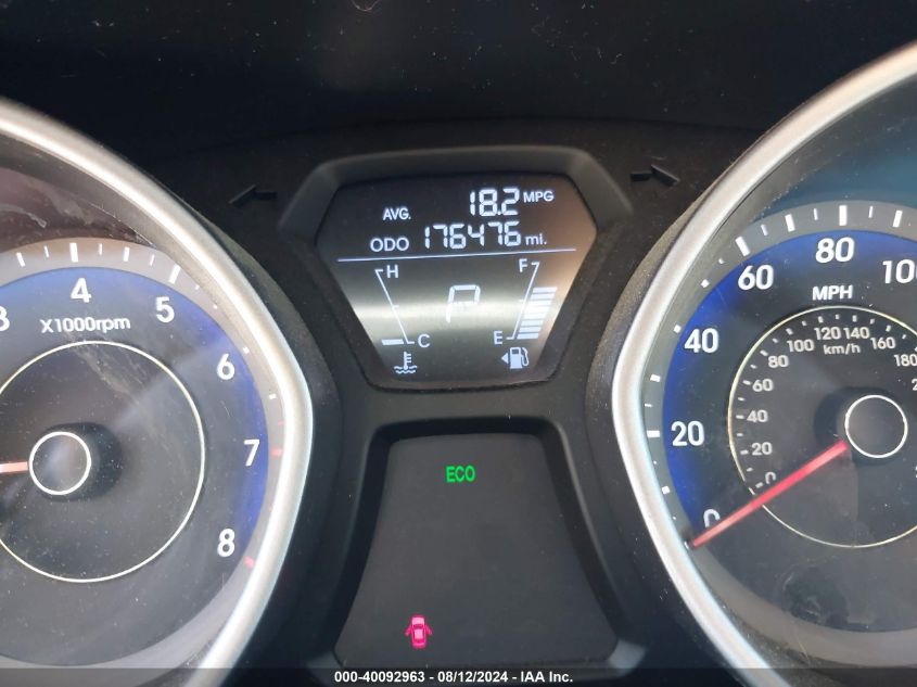 2012 Hyundai Elantra Limited (Ulsan Plant) VIN: KMHDH4AE7CU353517 Lot: 40092963