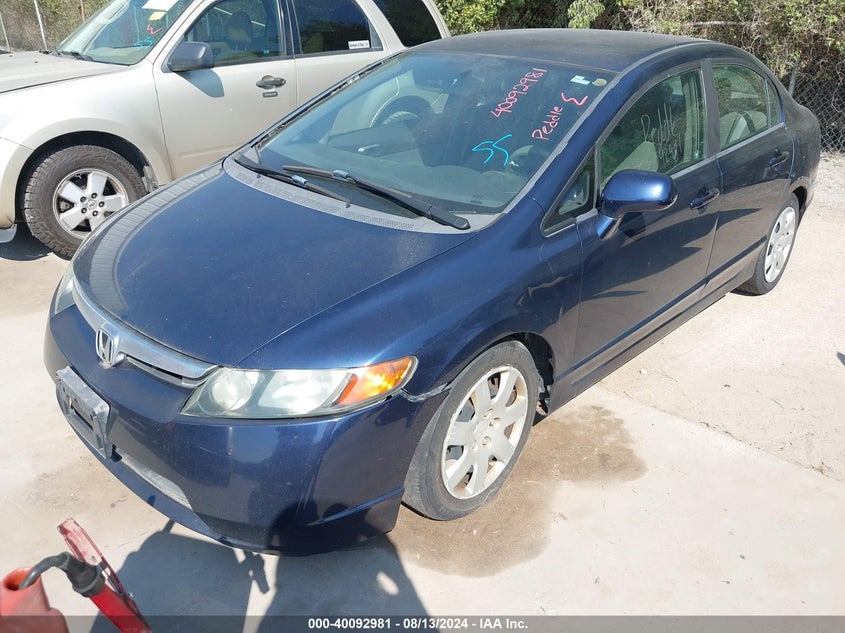 2008 Honda Civic Sdn Lx VIN: 1HGFA16578L041463 Lot: 40092981