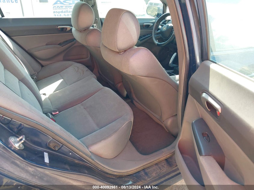 2008 Honda Civic Sdn Lx VIN: 1HGFA16578L041463 Lot: 40092981