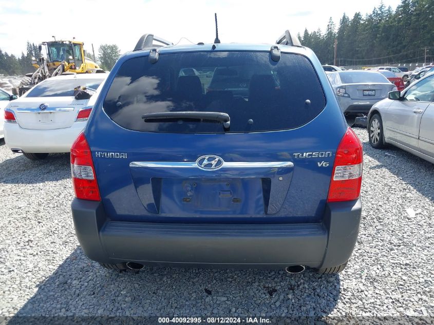 2006 Hyundai Tucson Gls/Limited VIN: KM8JN12D16U420942 Lot: 40092995