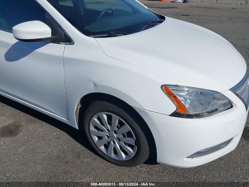 2015 Nissan Sentra S VIN: 3N1AB7AP1FY290334 Lot: 40093013