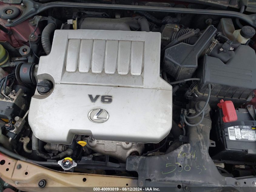 2007 Lexus Es 350 350 VIN: JTHBJ46G772152288 Lot: 40093019