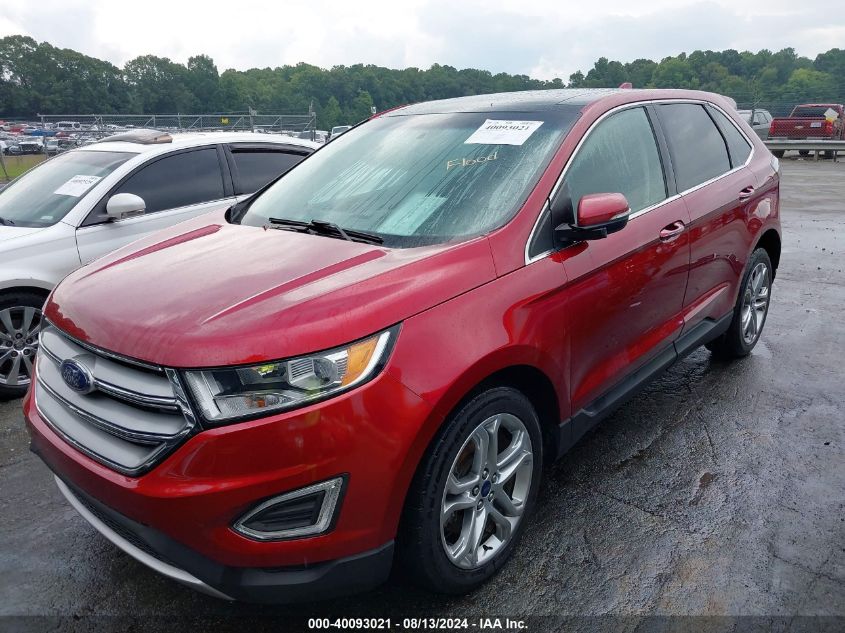 2FMPK4K91HBB41435 2017 FORD EDGE - Image 2