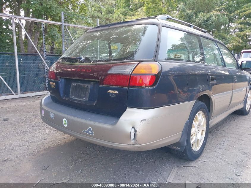 2002 Subaru Outback H6-3.0 L.l. Bean Edition VIN: 4S3BH806427619473 Lot: 40093085