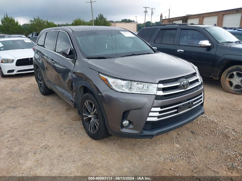 2018 TOYOTA HIGHLANDER LE/LE PLUS - 5TDBZRFH1JS866353