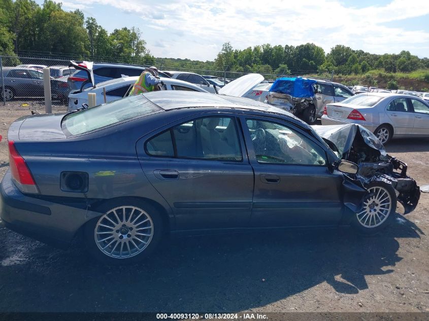 2004 Volvo S60 2.5T VIN: YV1RS59V442411208 Lot: 40093120