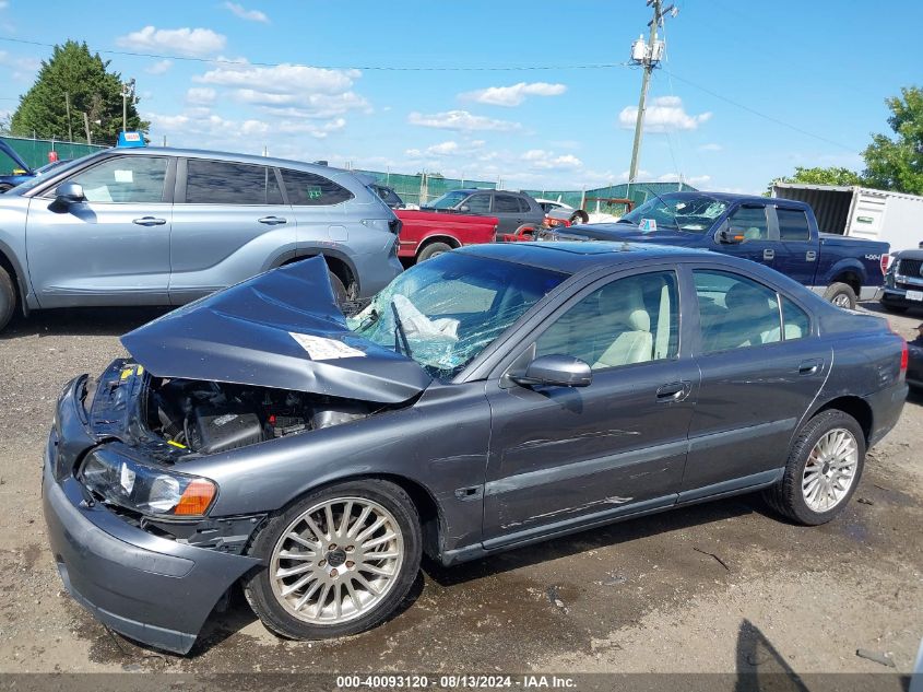 2004 Volvo S60 2.5T VIN: YV1RS59V442411208 Lot: 40093120