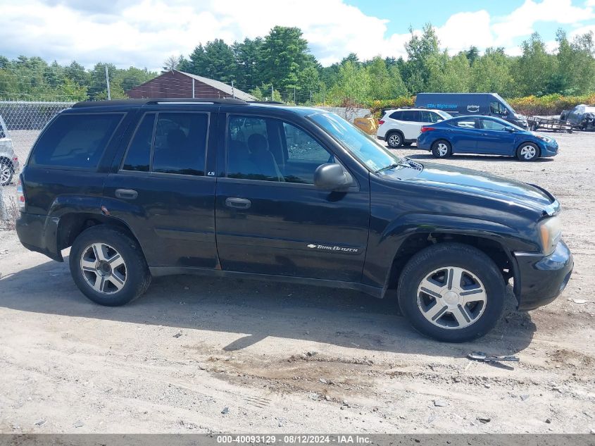 2002 Chevrolet Trailblazer Ls VIN: 1GNDT13S322460862 Lot: 40093129