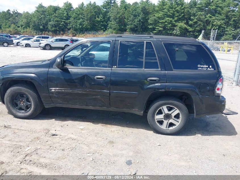 2002 Chevrolet Trailblazer Ls VIN: 1GNDT13S322460862 Lot: 40093129