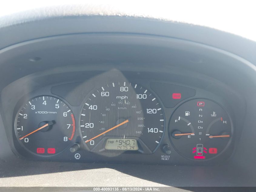 2000 Honda Accord Lx VIN: 1HGCG6653YA129842 Lot: 40093135