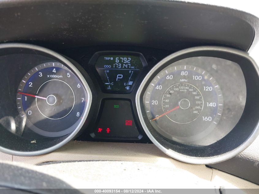 2012 Hyundai Elantra Gls (Ulsan Plant) VIN: KMHDH4AE6CU339785 Lot: 40093154