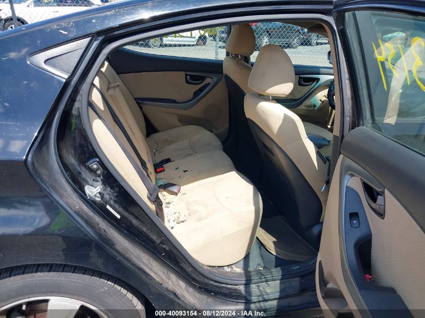 2012 Hyundai Elantra Gls (Ulsan Plant) VIN: KMHDH4AE6CU339785 Lot: 40093154