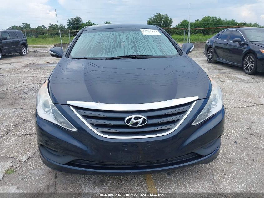 2014 Hyundai Sonata Gls VIN: 5NPEB4AC9EH935009 Lot: 40093163