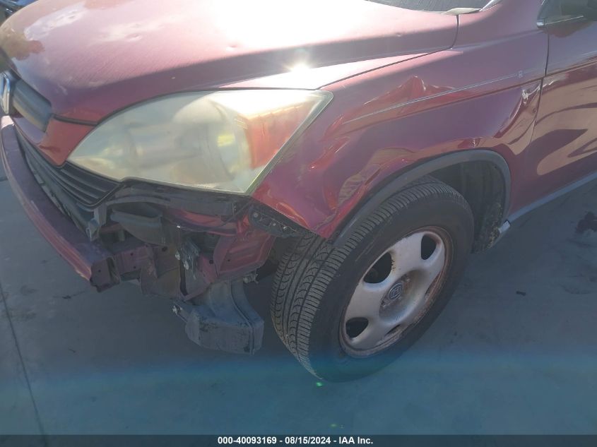 2008 Honda Cr-V Lx VIN: 3CZRE38318G705187 Lot: 40093169