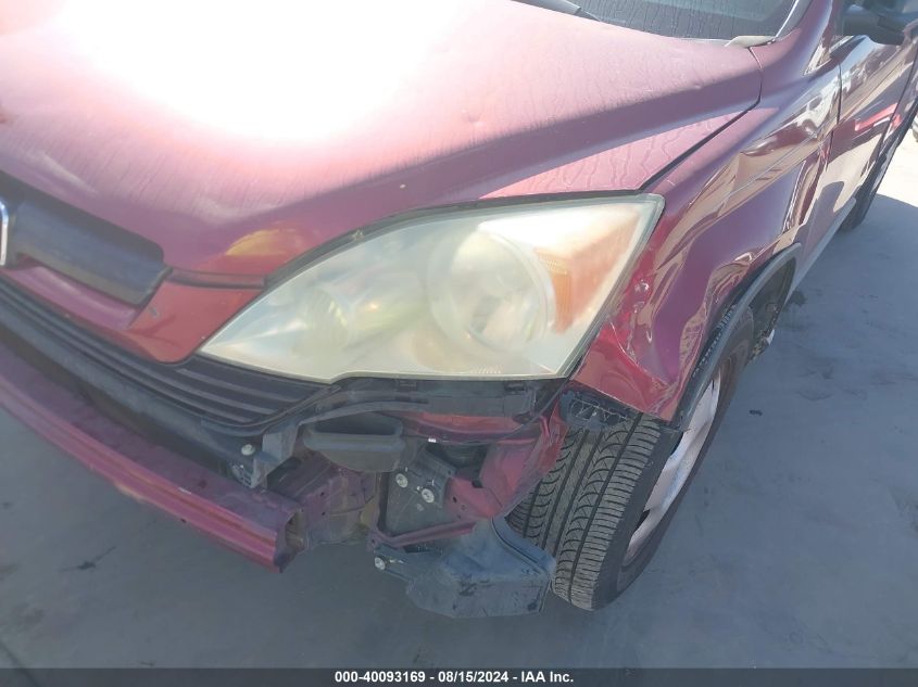 2008 Honda Cr-V Lx VIN: 3CZRE38318G705187 Lot: 40093169