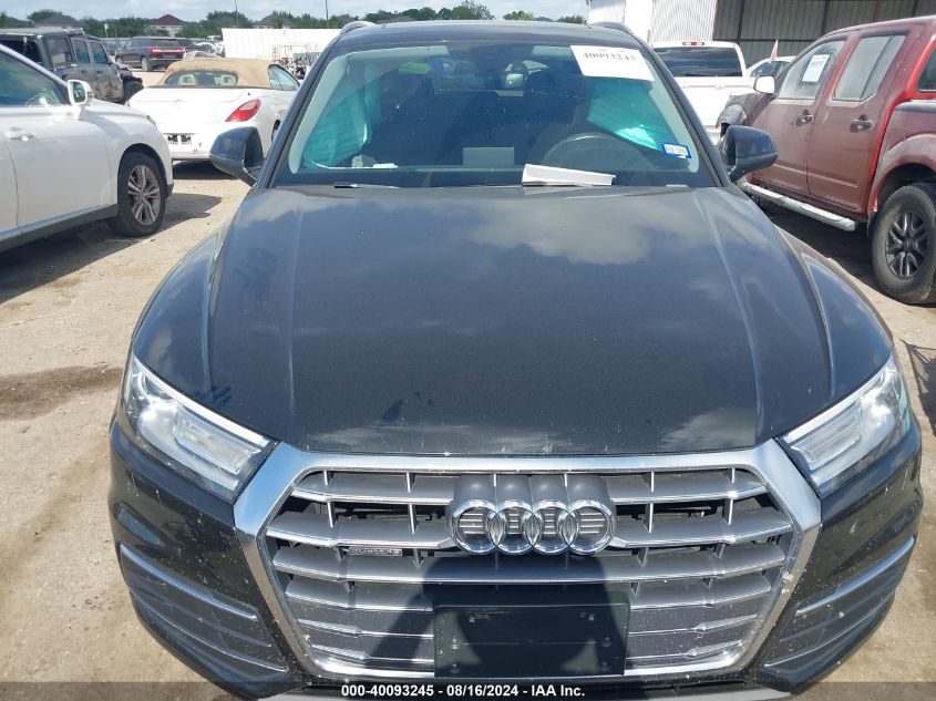 2019 Audi Q5 45 Premium VIN: WA1ANAFY0K2098859 Lot: 40093245