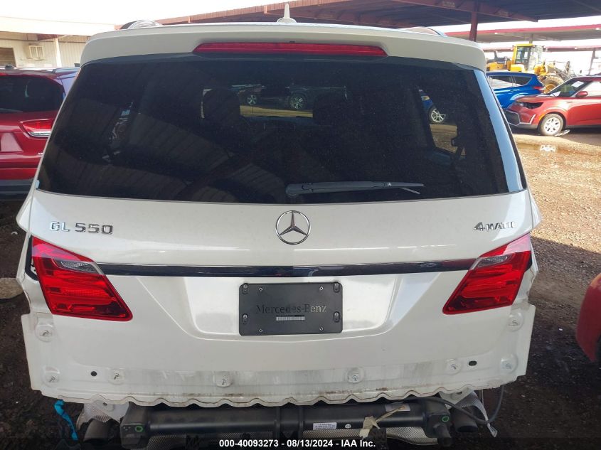 2016 Mercedes-Benz Gl 550 4Matic VIN: 4JGDF7DE9GA685646 Lot: 40093273