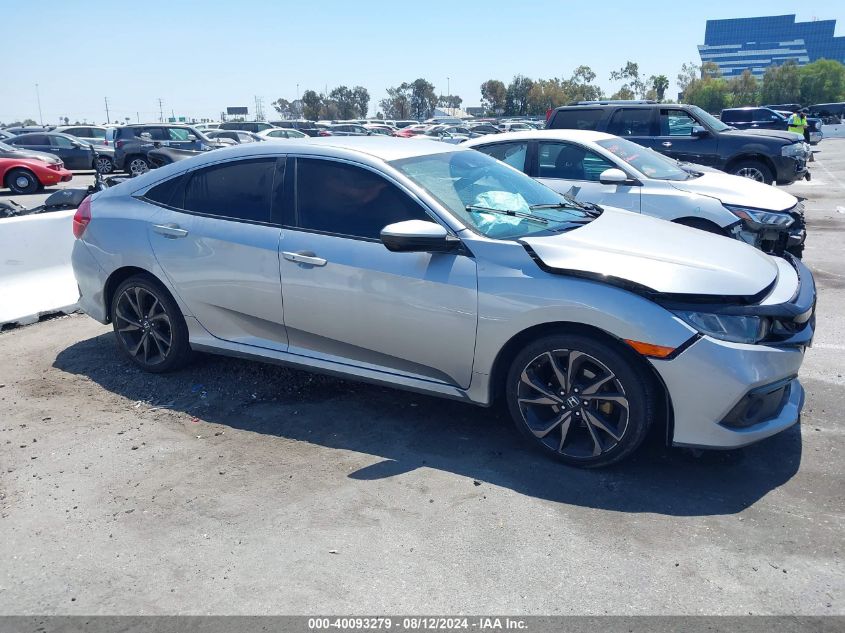 2020 Honda Civic Sport VIN: 19XFC2F85LE214245 Lot: 40093279