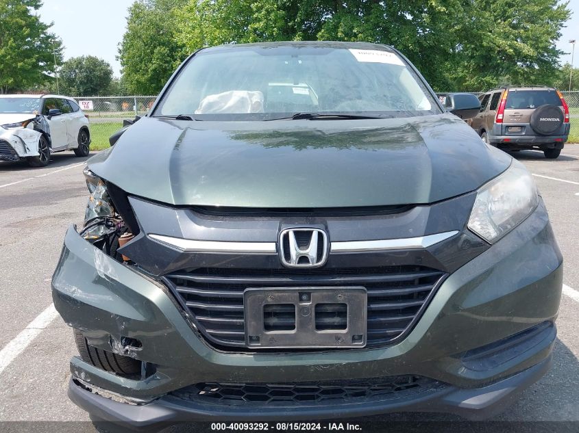 2018 Honda Hr-V Lx VIN: 3CZRU6H34JG715416 Lot: 40093292