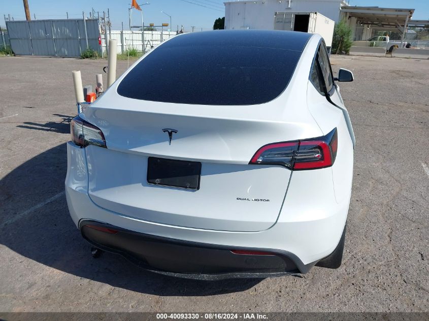 2023 Tesla Model Y Awd/Long Range Dual Motor All-Wheel Drive VIN: 7SAYGDEE9PF639941 Lot: 40093330