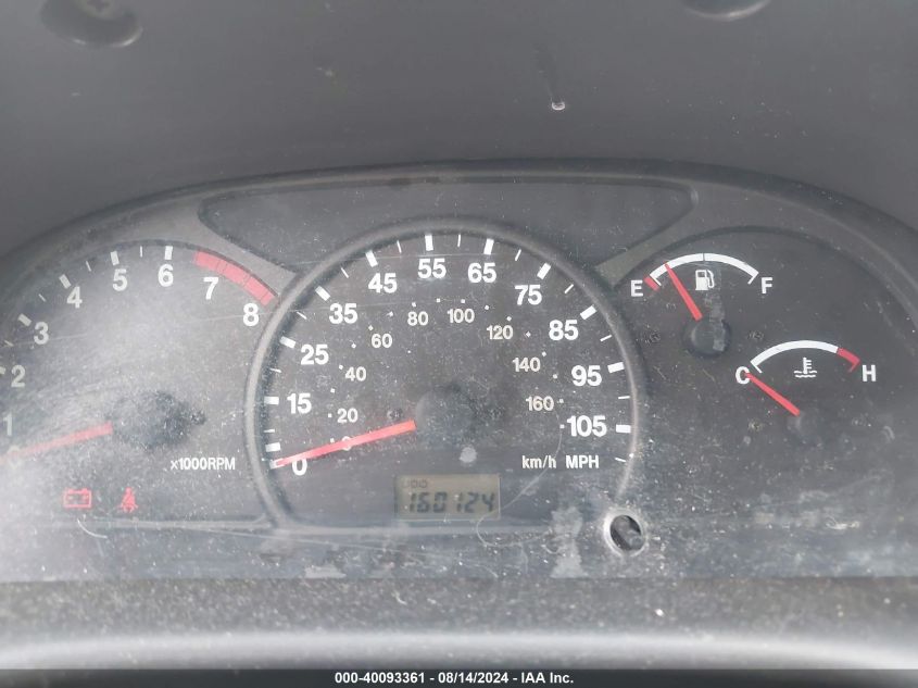 2001 Chevrolet Tracker Hard Top Base VIN: 2CNBE13C816957129 Lot: 40093361